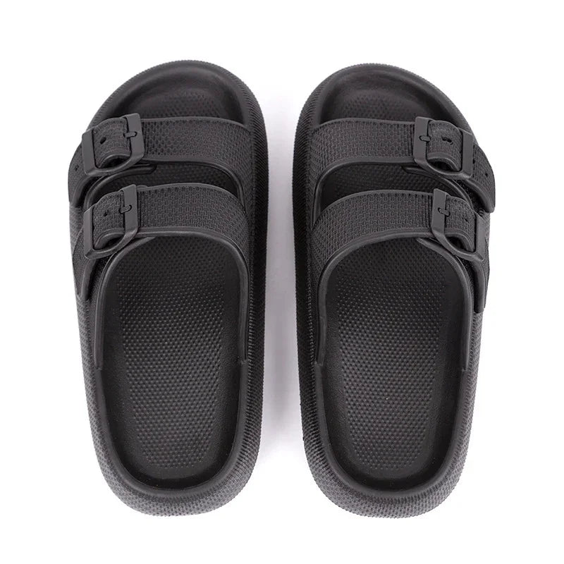 LuxeCloud Women’s Platform Slides