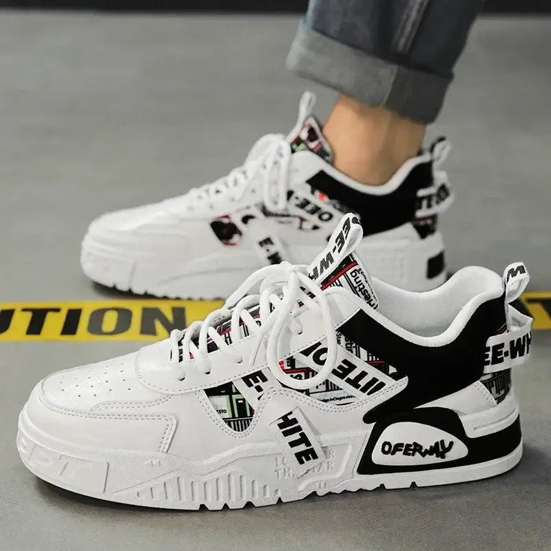 Phantom Drive Chunky Sneakers in stylish white design with bold graphics for modern urban adventures.