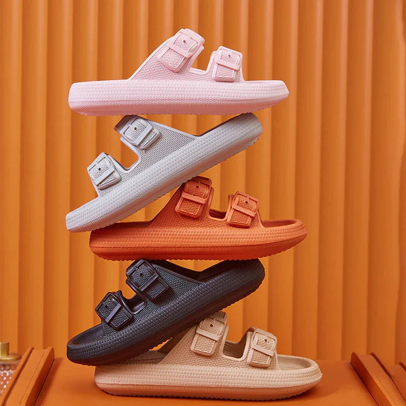LuxeCloud Women’s Platform Slides