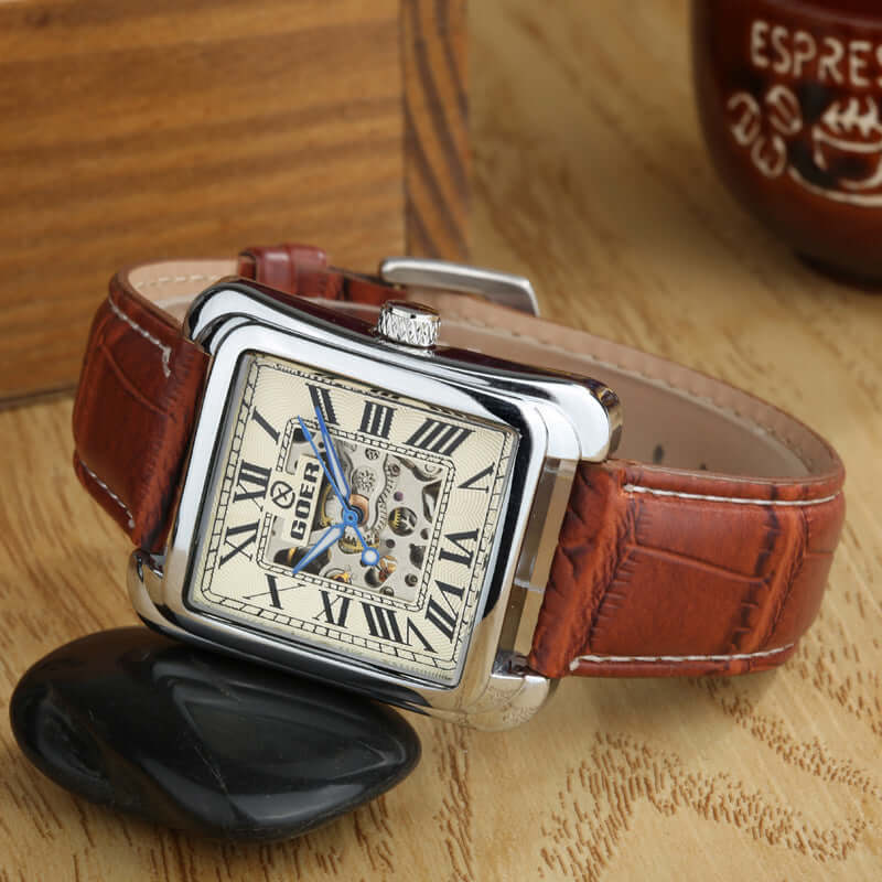 Luminor Skeleton Automatic Watch – Mechanical Luxury Timepiece