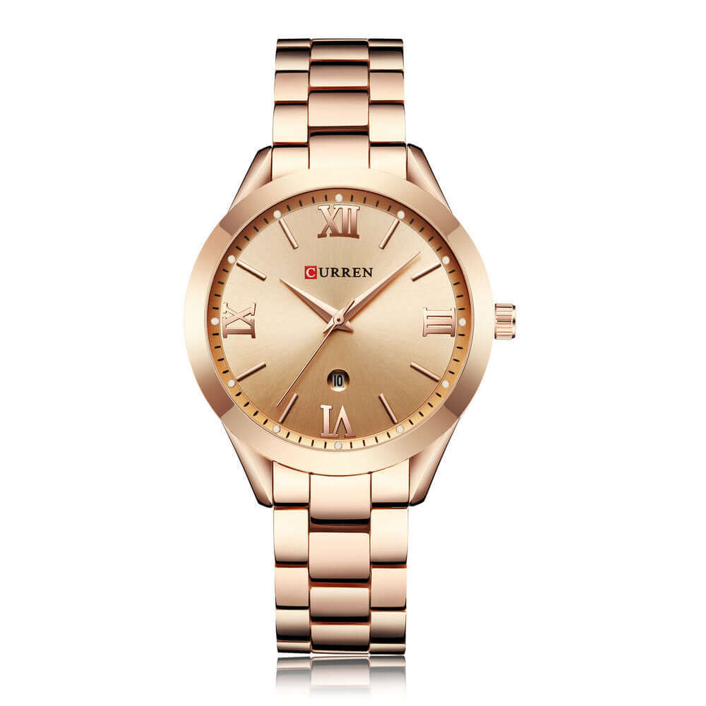 Vespera Rose Gold Women’s Watch – Luxury Quartz Design