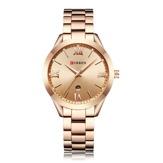Vespera Rose Gold Women’s Watch – Luxury Quartz Design