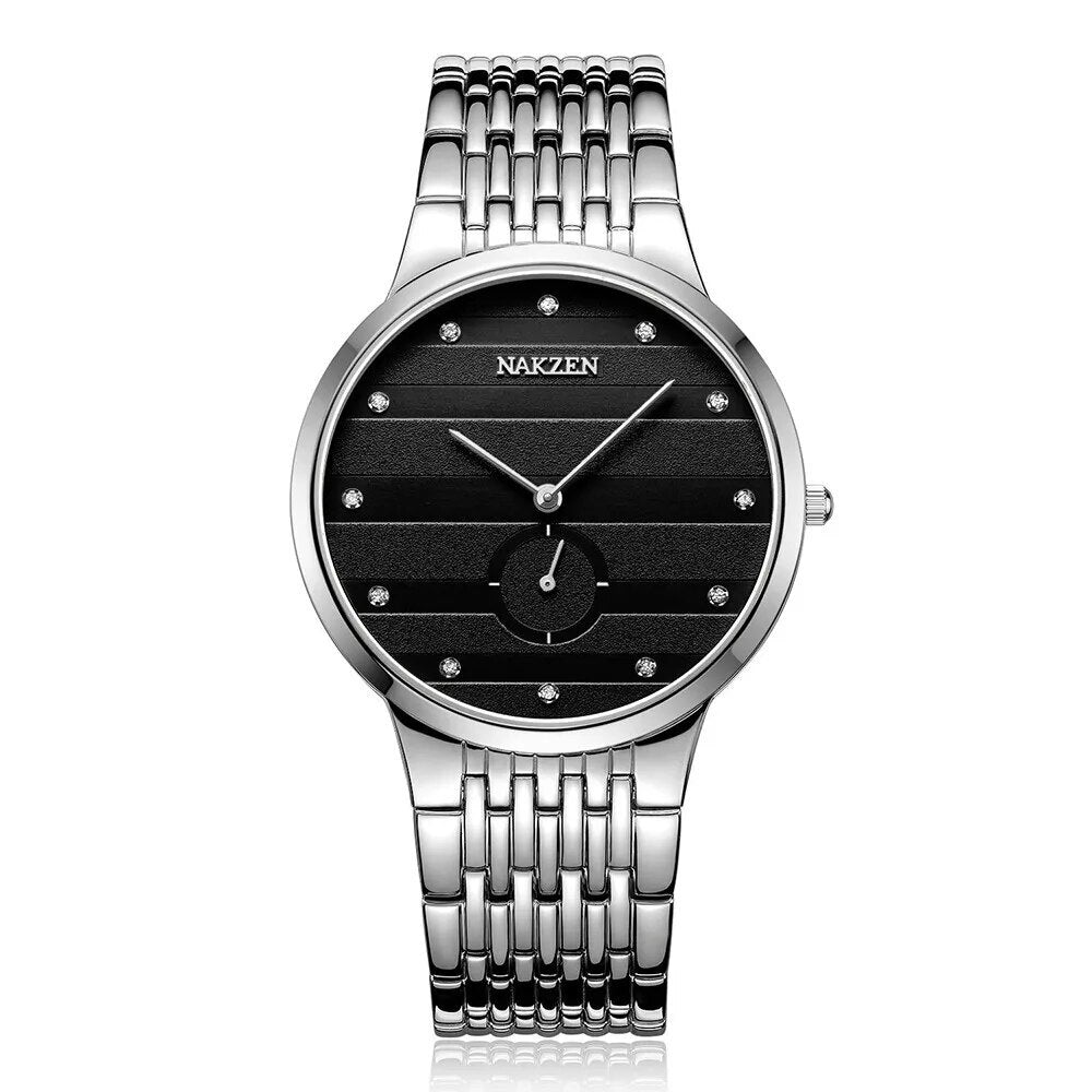 NAKZEN Commerce Sapphire Men's Watch – Stainless Steel