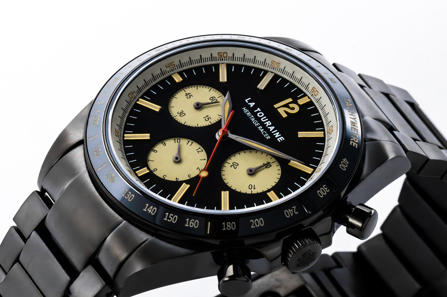 La Touraine Heritage Racer Chronograph – Gunmetal