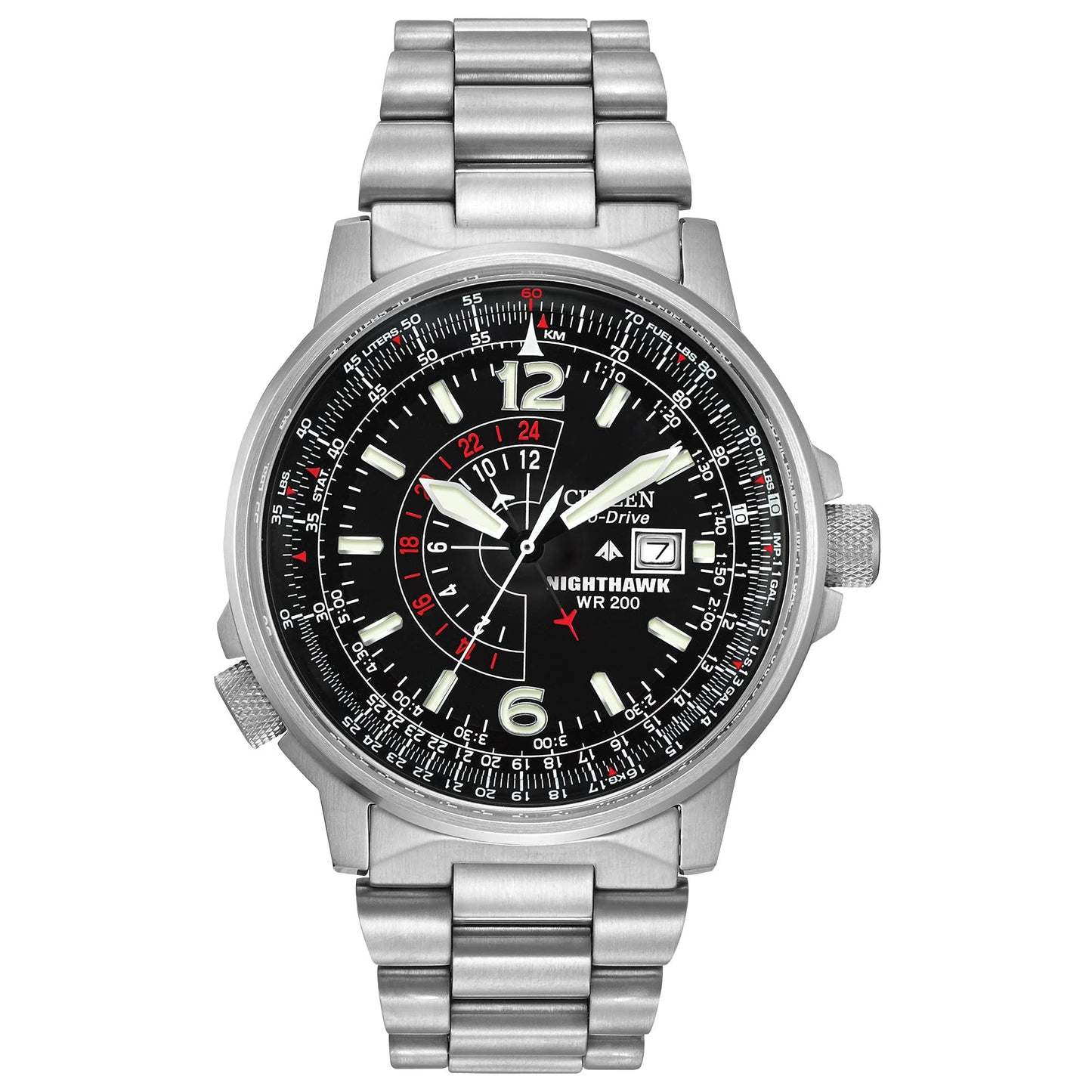 Citizen Eco-Drive Promaster Air Nighthawk Watch – Black Dial (BJ7000-52E)