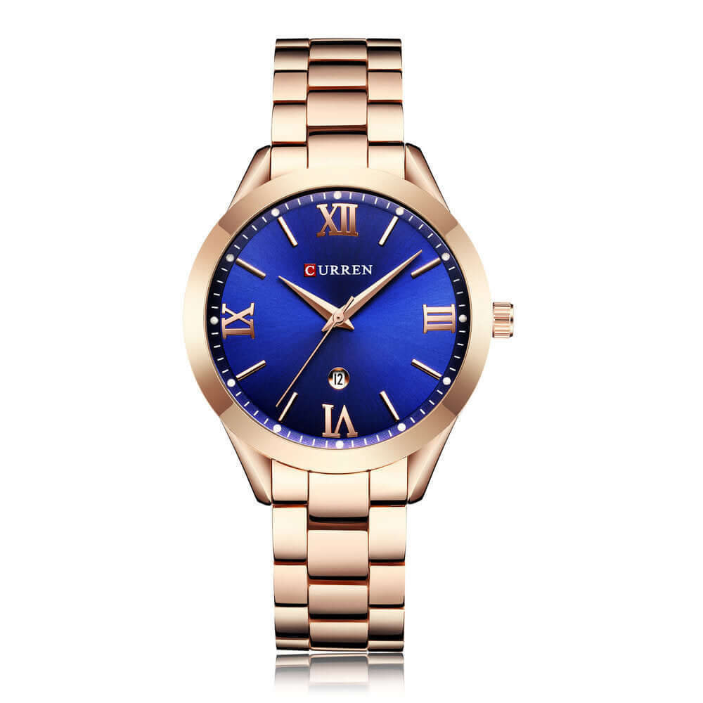 Vespera Rose Gold Women’s Watch – Luxury Quartz Design