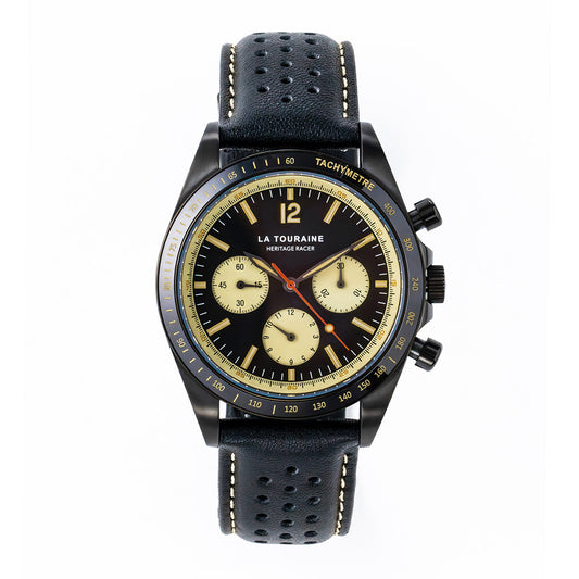 La Touraine Heritage Racer Chronograph – Gunmetal