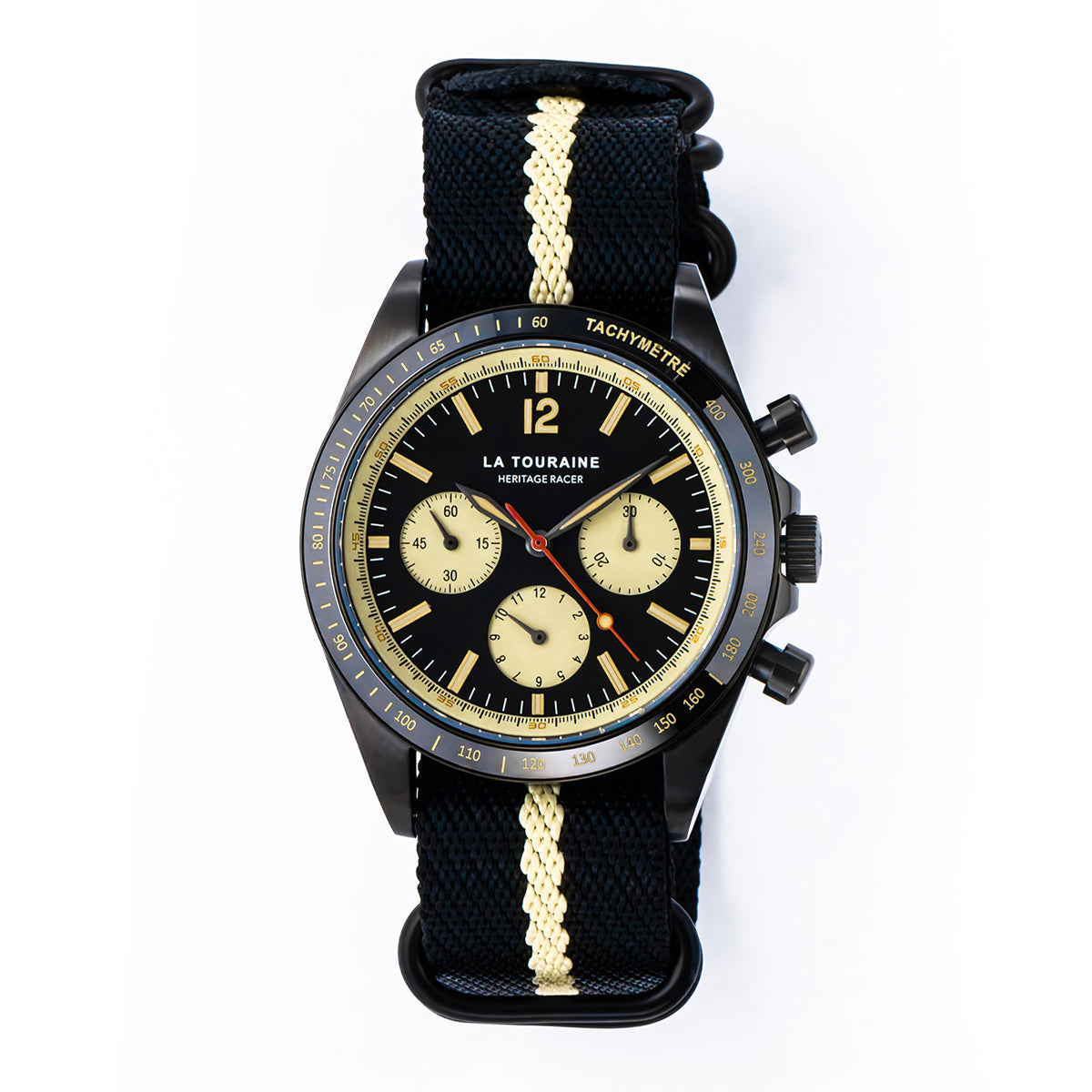 La Touraine Heritage Racer Chronograph – Gunmetal
