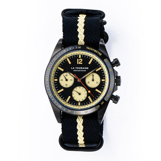 La Touraine Heritage Racer Chronograph – Gunmetal