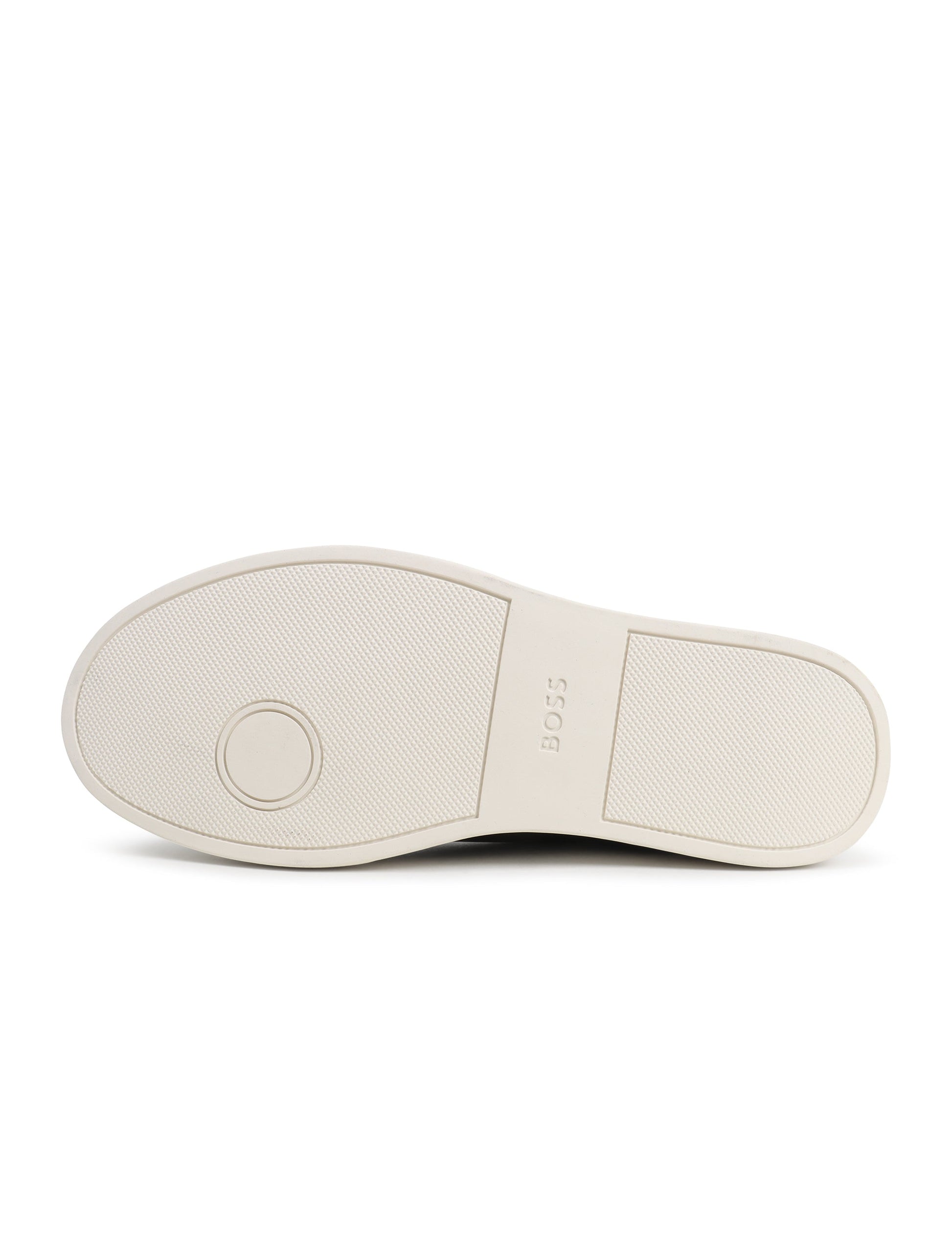 White shoe sole on a white background
