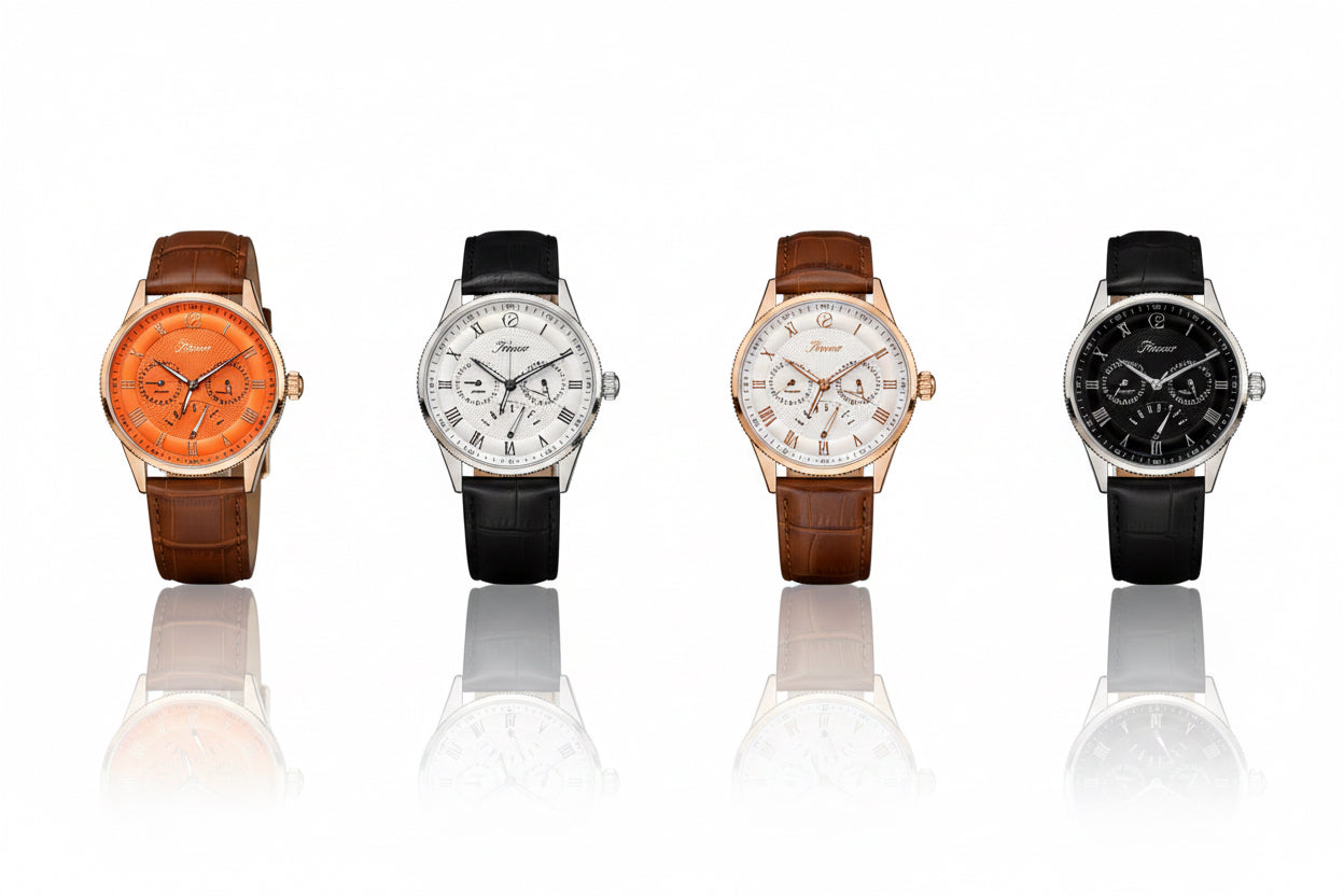 Fraser & Co. The Paragon Chronograph – Sapphire Crystal Leather Watch