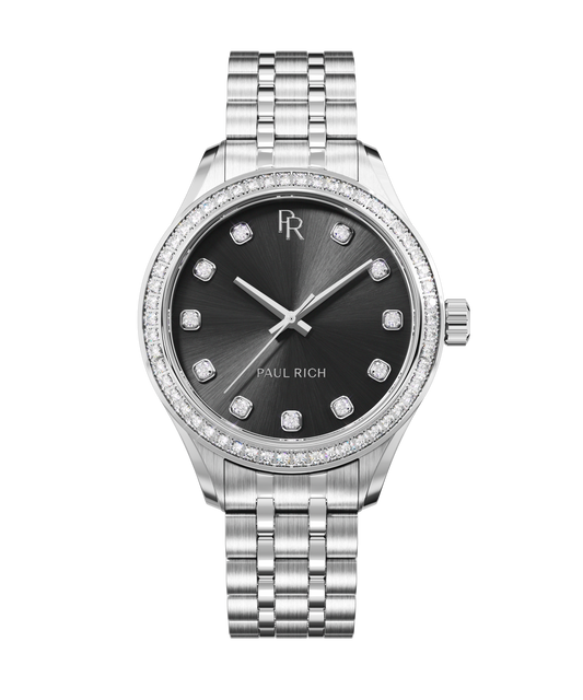 Crystelle - Silver Black