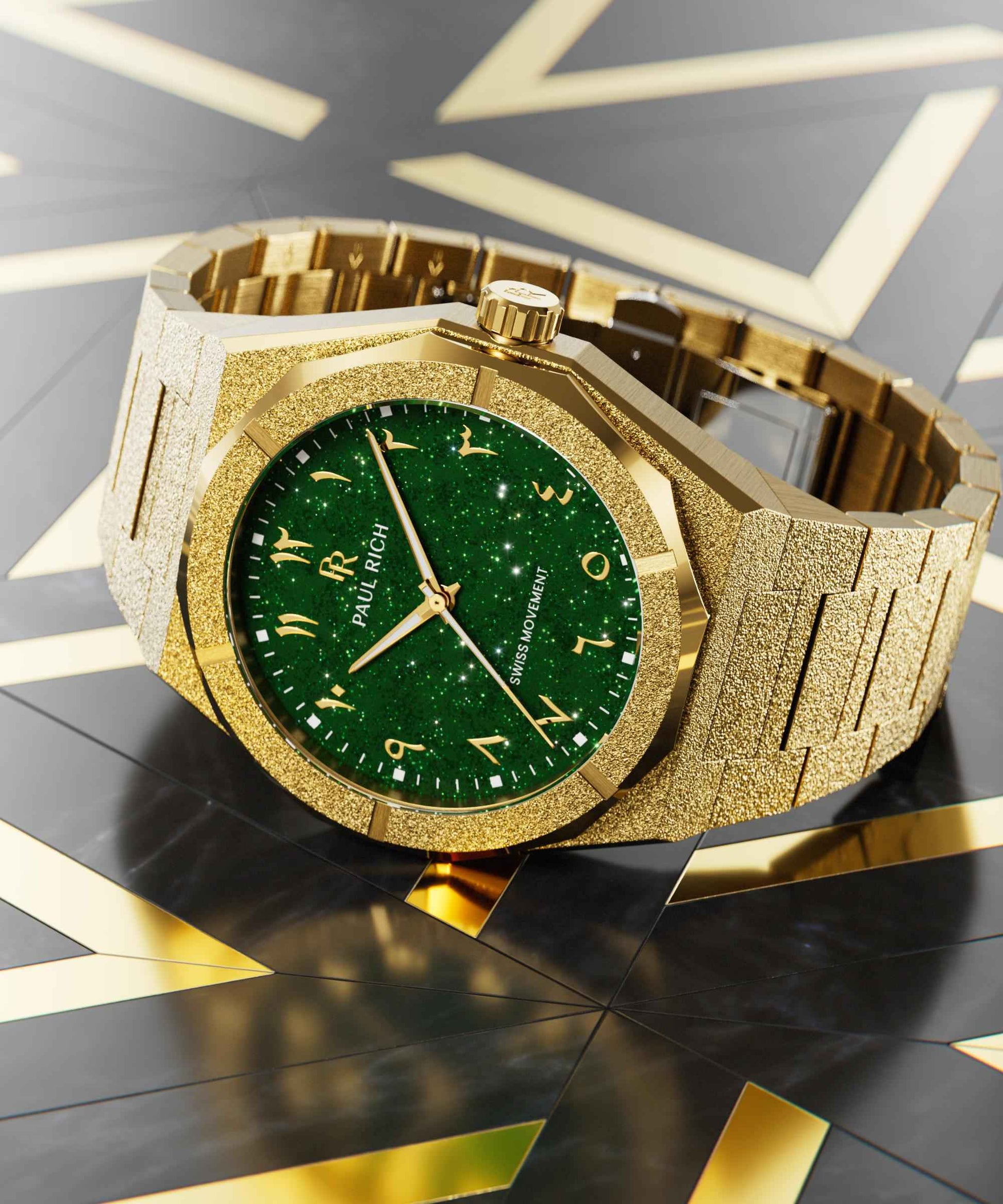 Frosted Star Dust II Emerald Dune