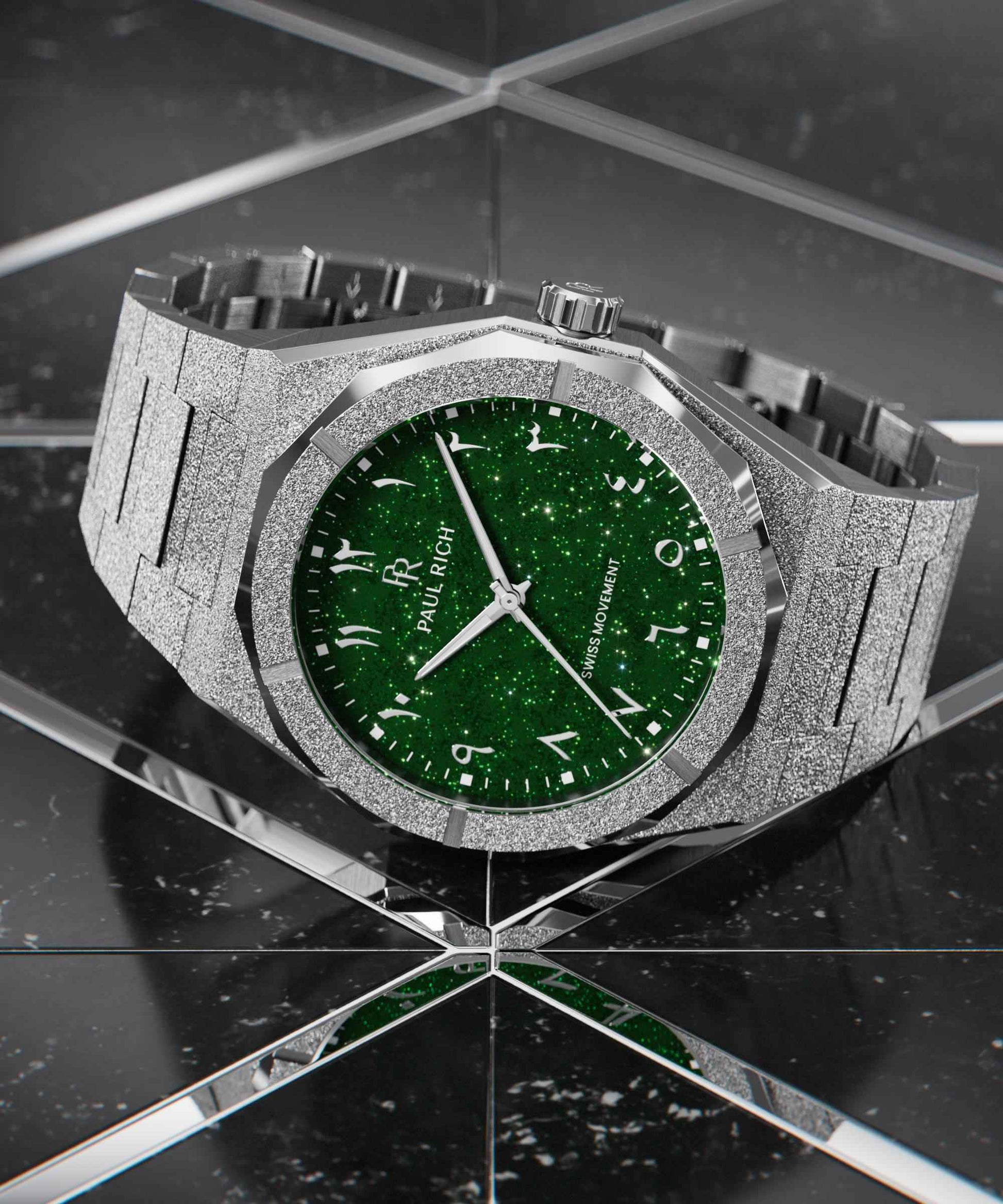Frosted Star Dust II Emerald Mirage