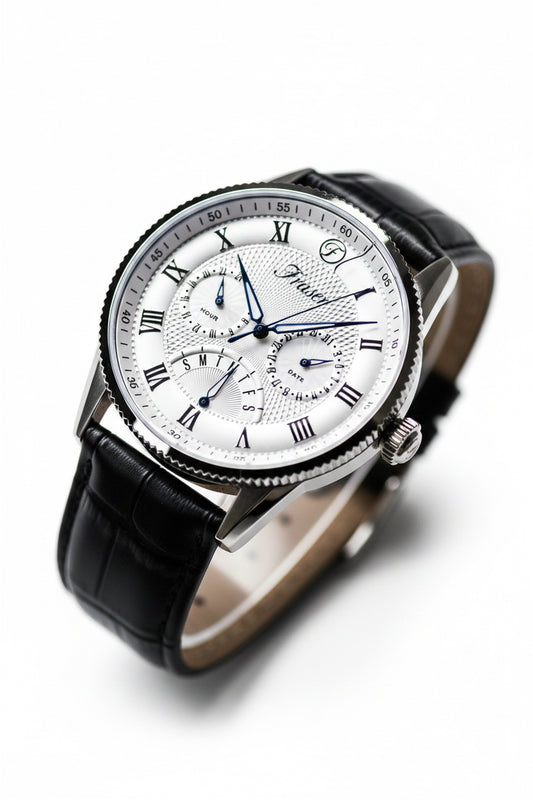 Fraser & Co. The Paragon Chronograph – Sapphire Crystal Leather Watch