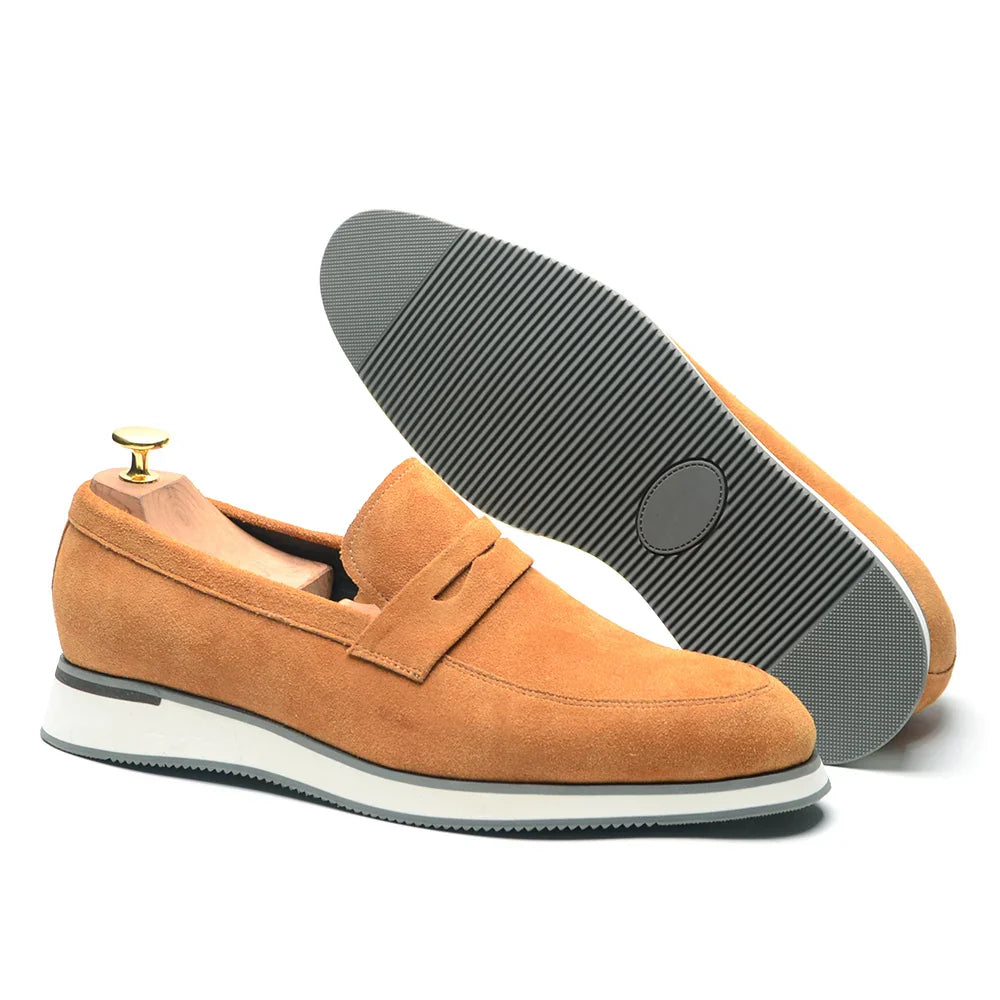 The Belmont Suede Penny Loafers