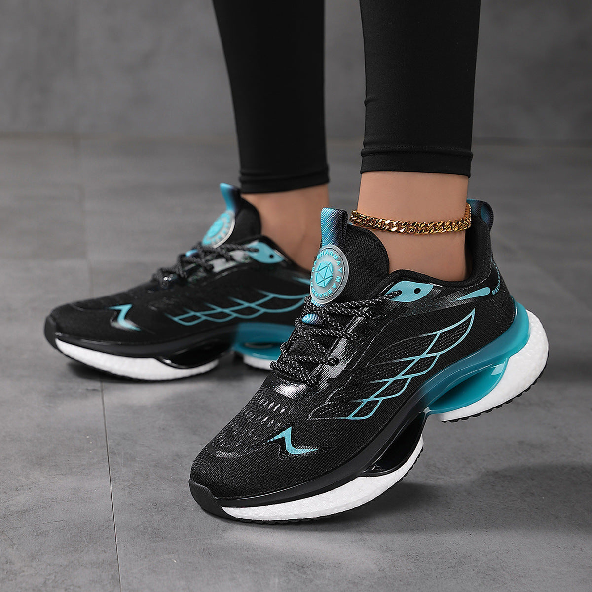 TotemFlow Mesh Running Sneakers – Unisex Lightweight Casual Trainers