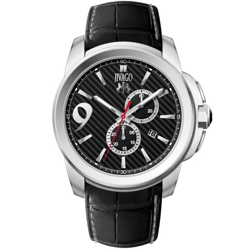 Jivago Gliese Chronograph – Black Leather