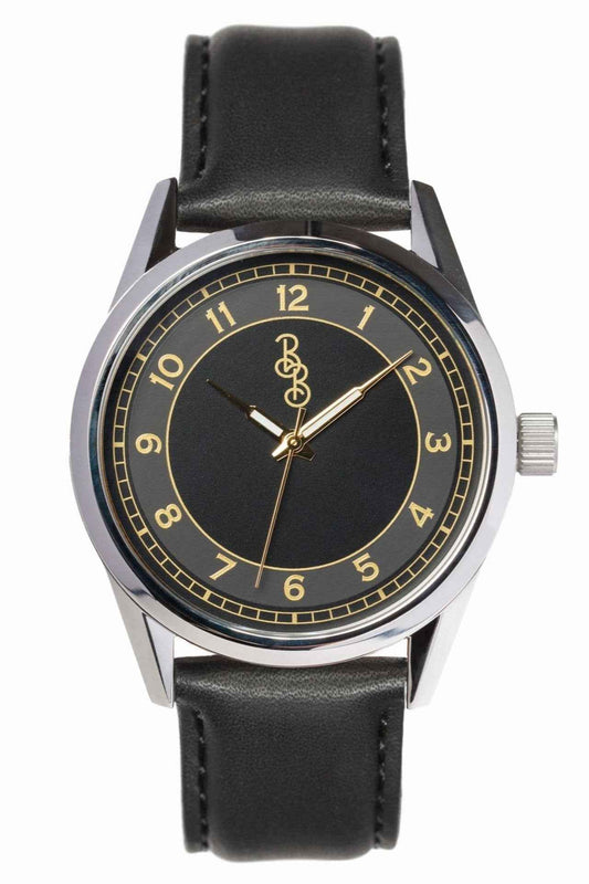 Black and Gold Classic Watch
